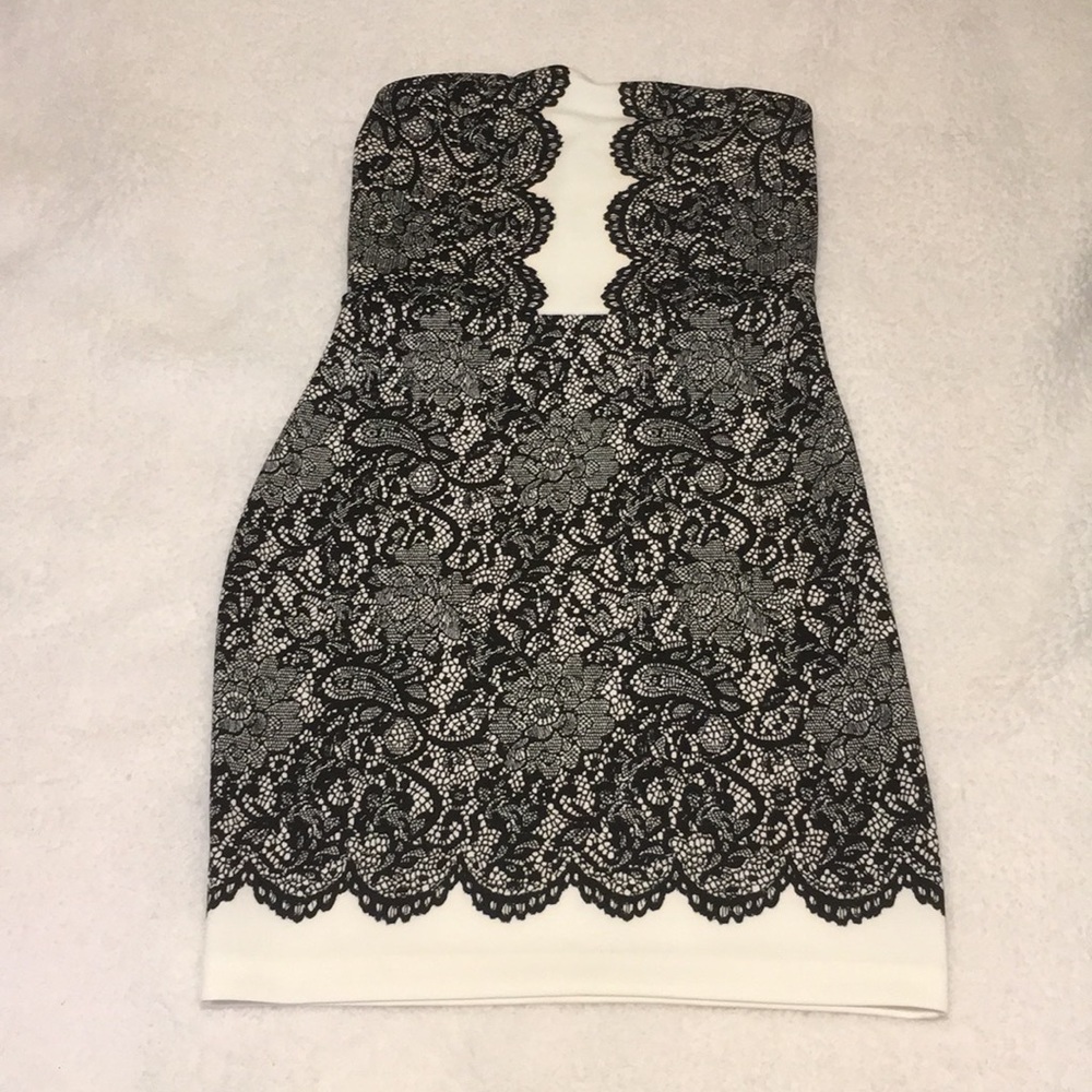 Express strapless dress